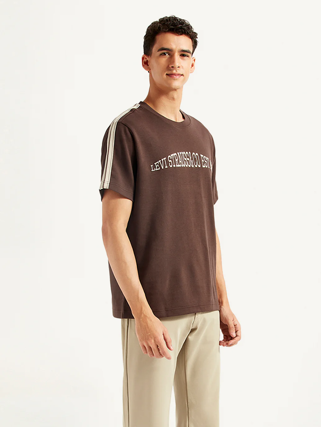 Men's Typographic Crew Neck T-shirt - Image 5