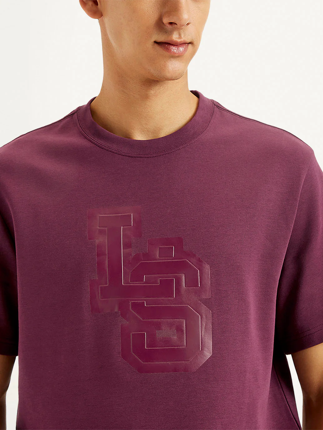 Men's Typographic Print Crew Neck T-shirt - Image 3