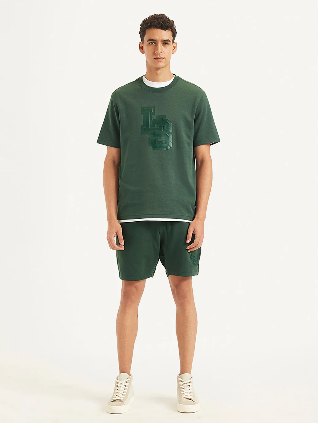 Men's Typographic Print Crew Neck T-shirt - Image 2