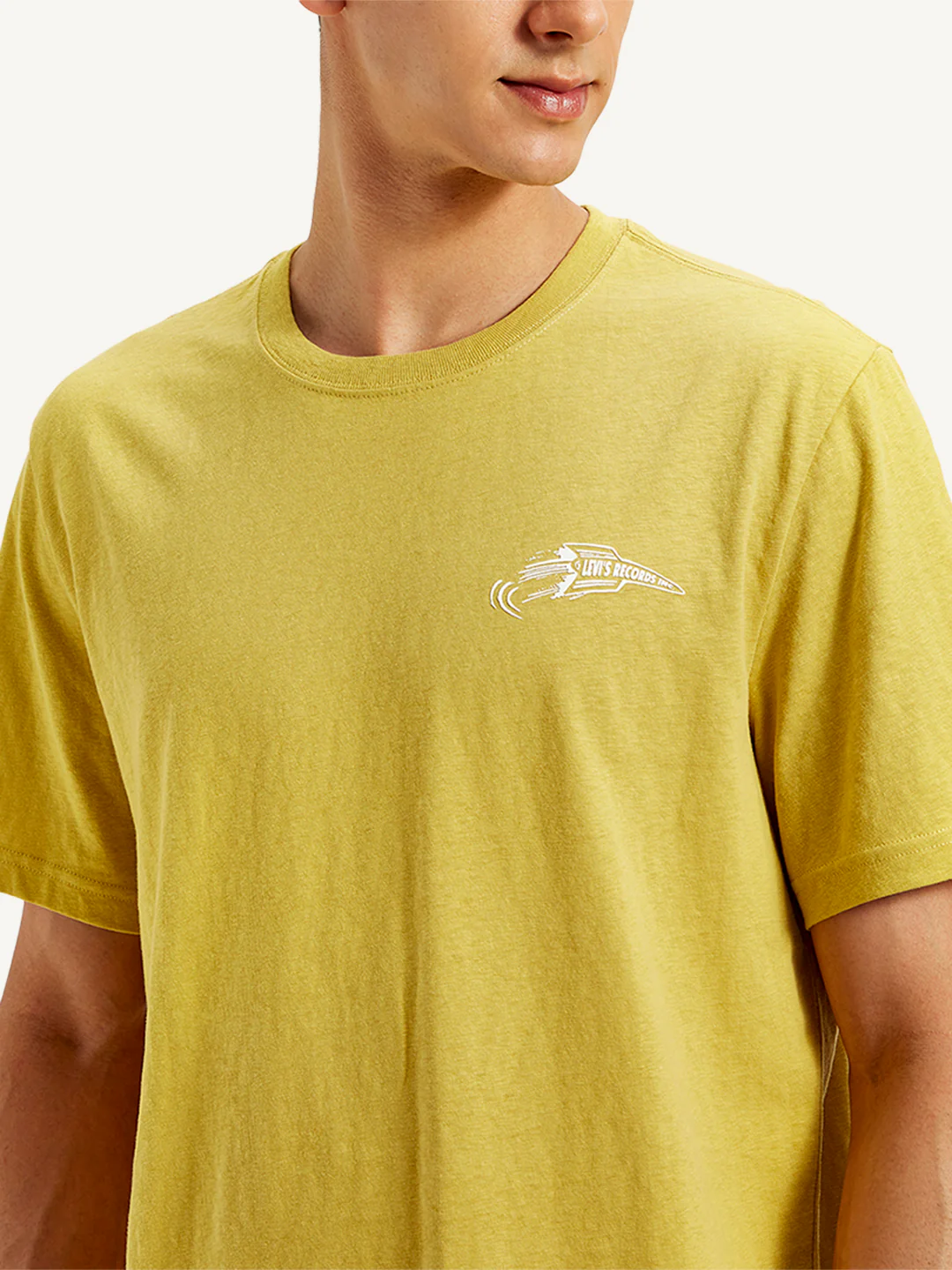 Men's Typographic Print Crew Neck T-Shirt - Image 5