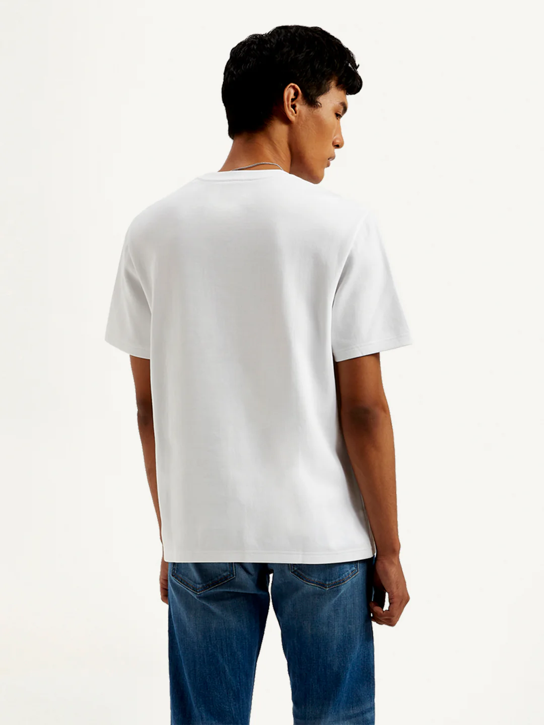 Men's Typographic Print Crew Neck T-Shirt - Image 3