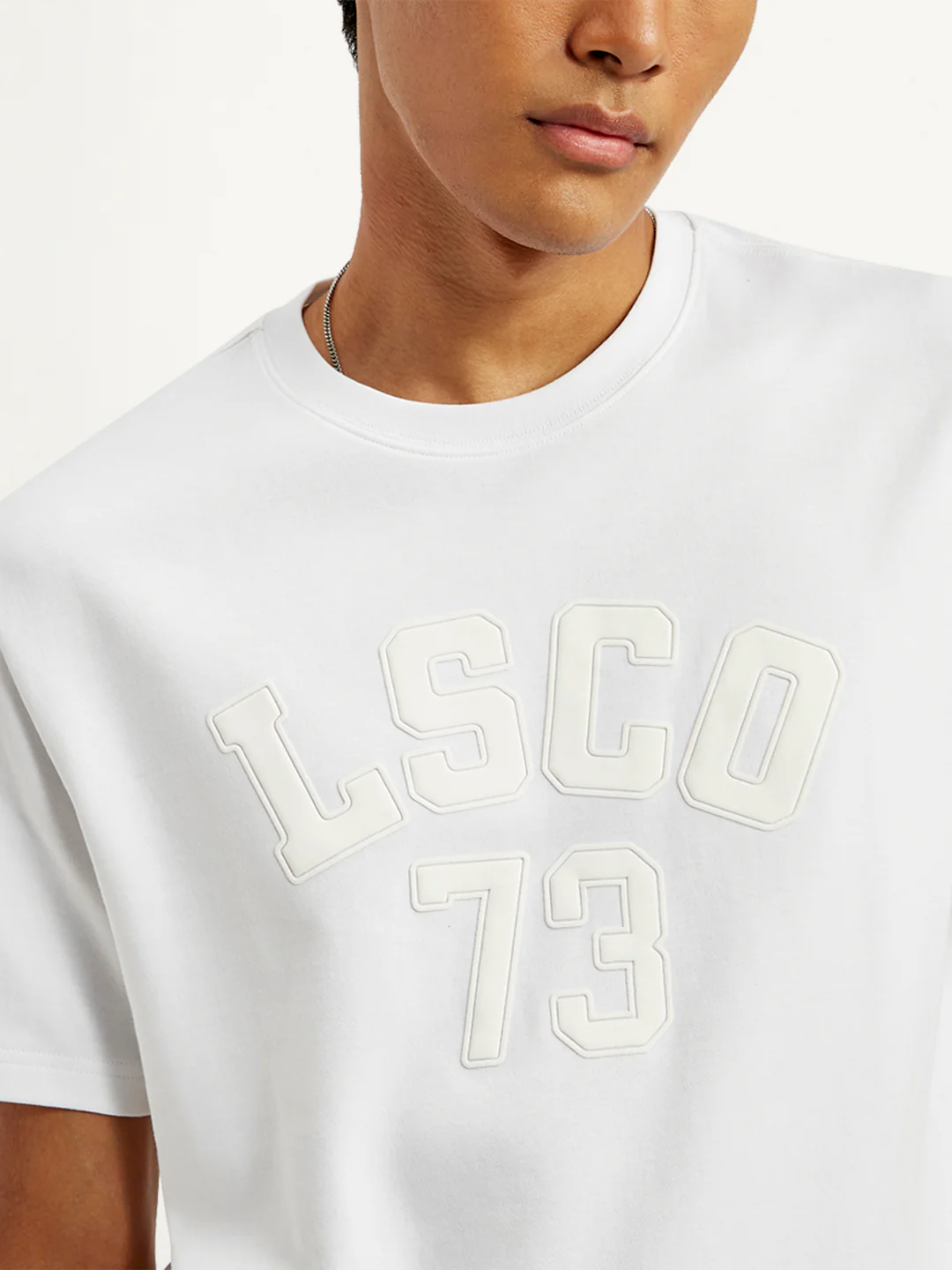Men's Typographic Print Crew Neck T-Shirt - Image 5