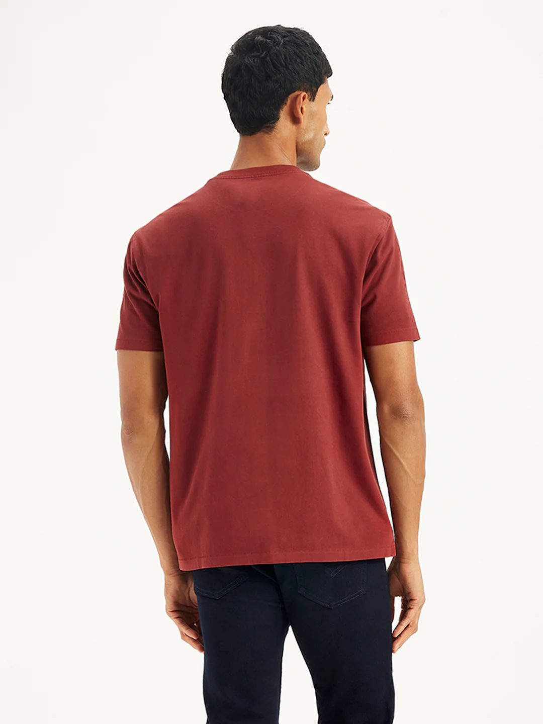 Men's Typographic Print Loose Fit T-shirt - Image 3