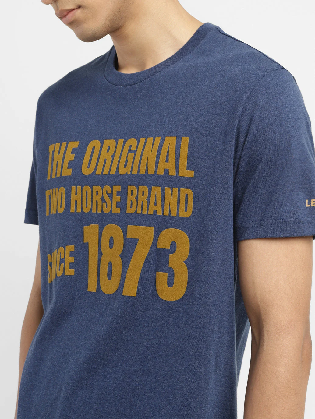 Men's Typographic Print Slim Fit T-shirt - Image 4