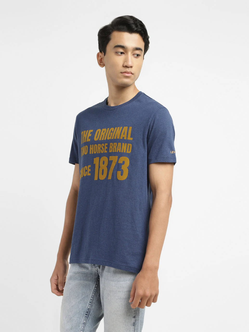 Men's Typographic Print Slim Fit T-shirt - Image 5
