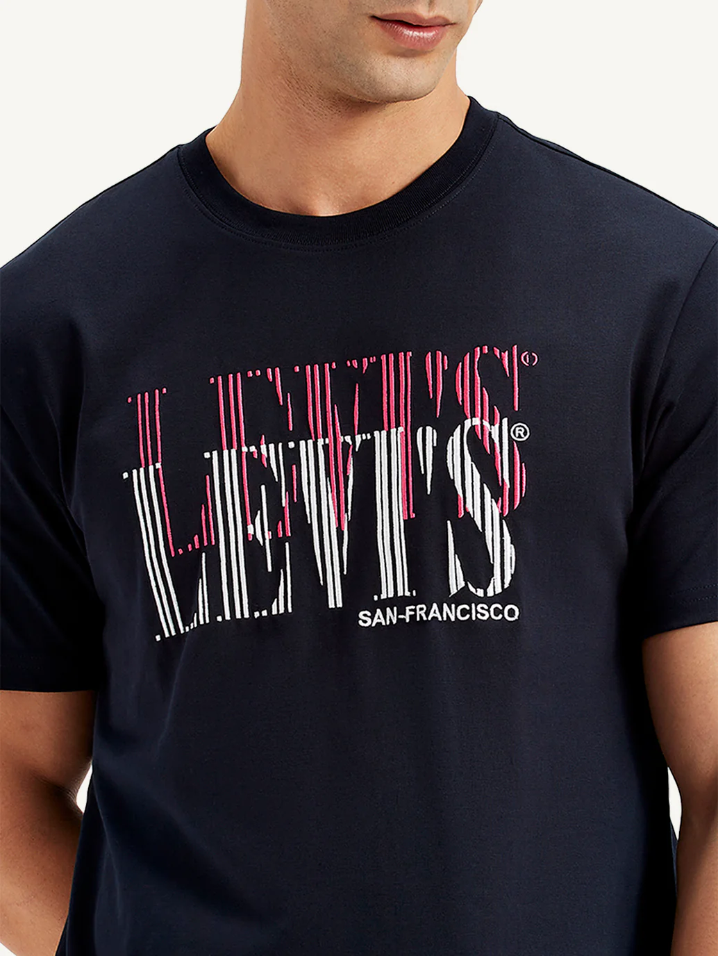 Men's Typographic Print Slim Fit T-shirt - Image 4