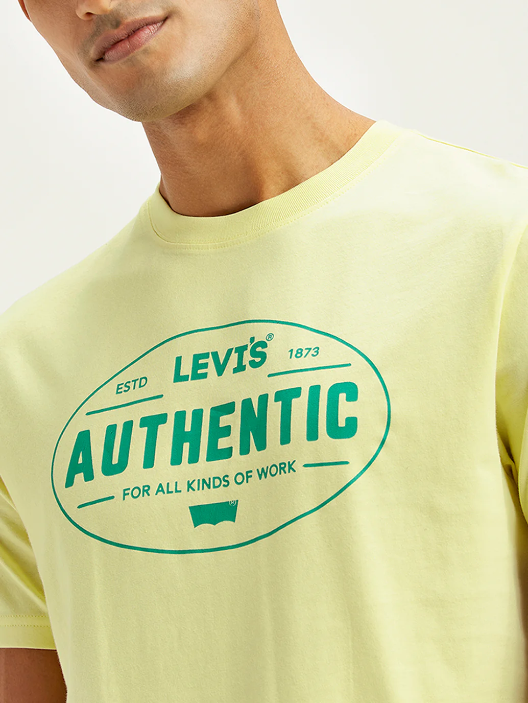 Men's Typographic Print Slim Fit T-Shirt - Image 5