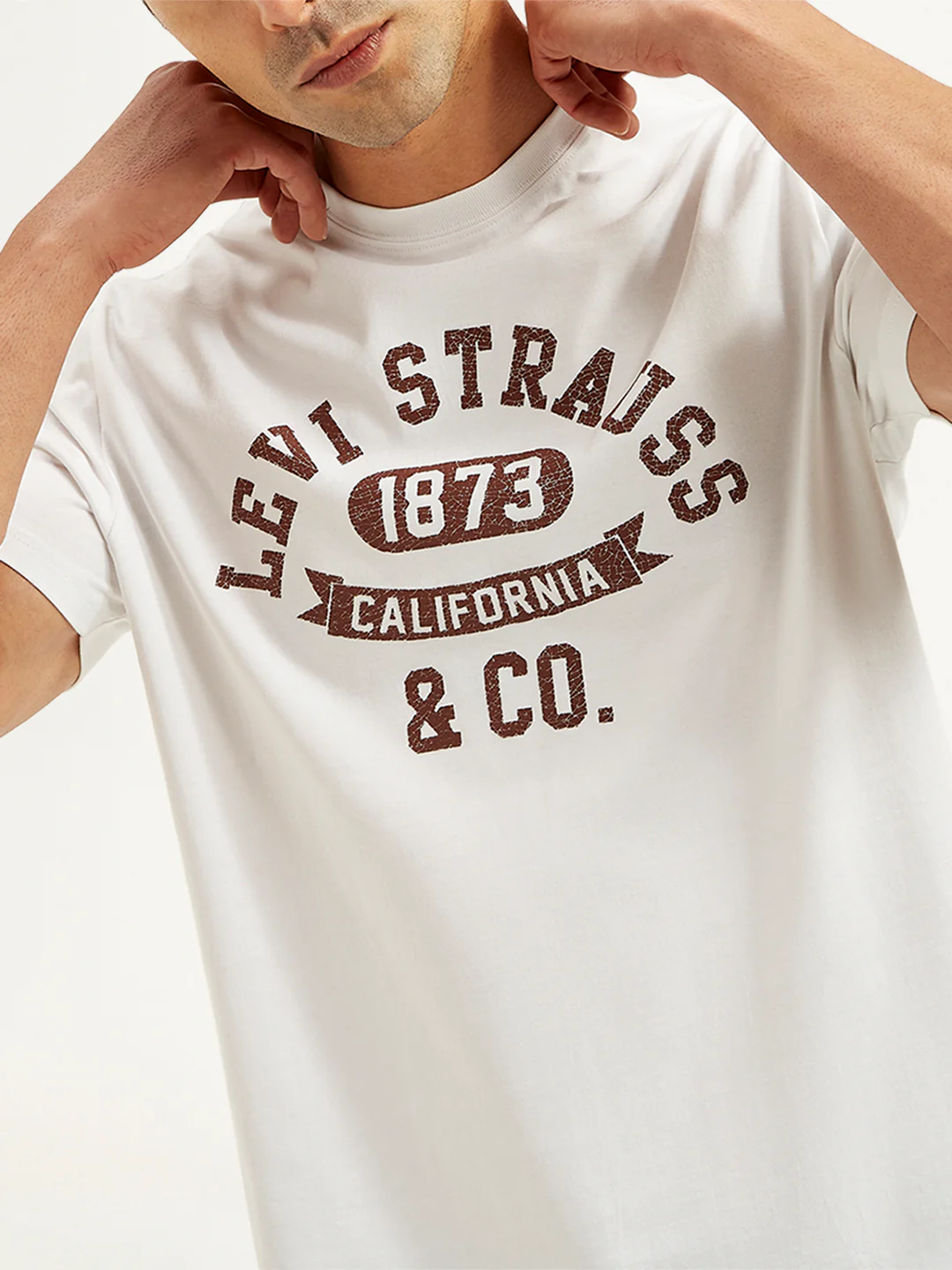 Men's Typographic Print Slim Fit T-Shirt - Image 5
