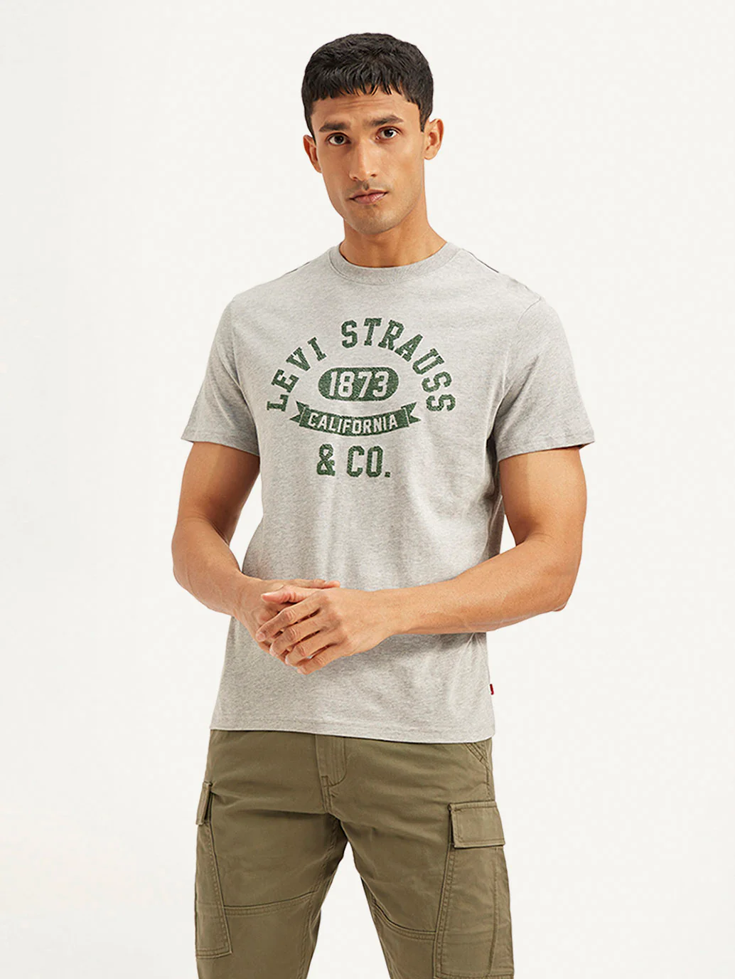 Men's Typographic Print Slim Fit T-Shirt - Image 3