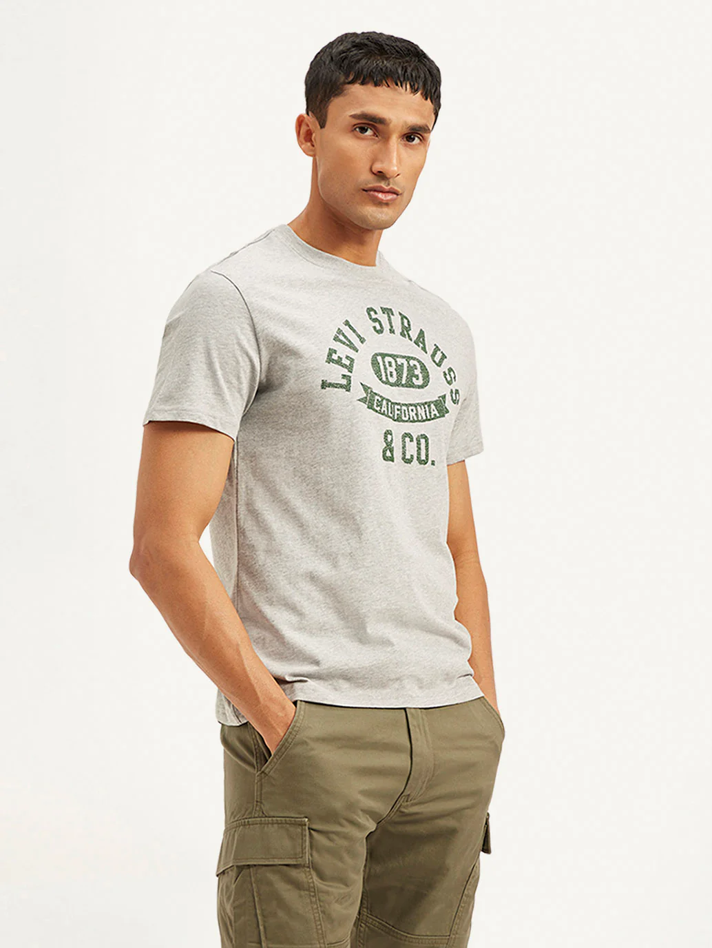 Men's Typographic Print Slim Fit T-Shirt - Image 6