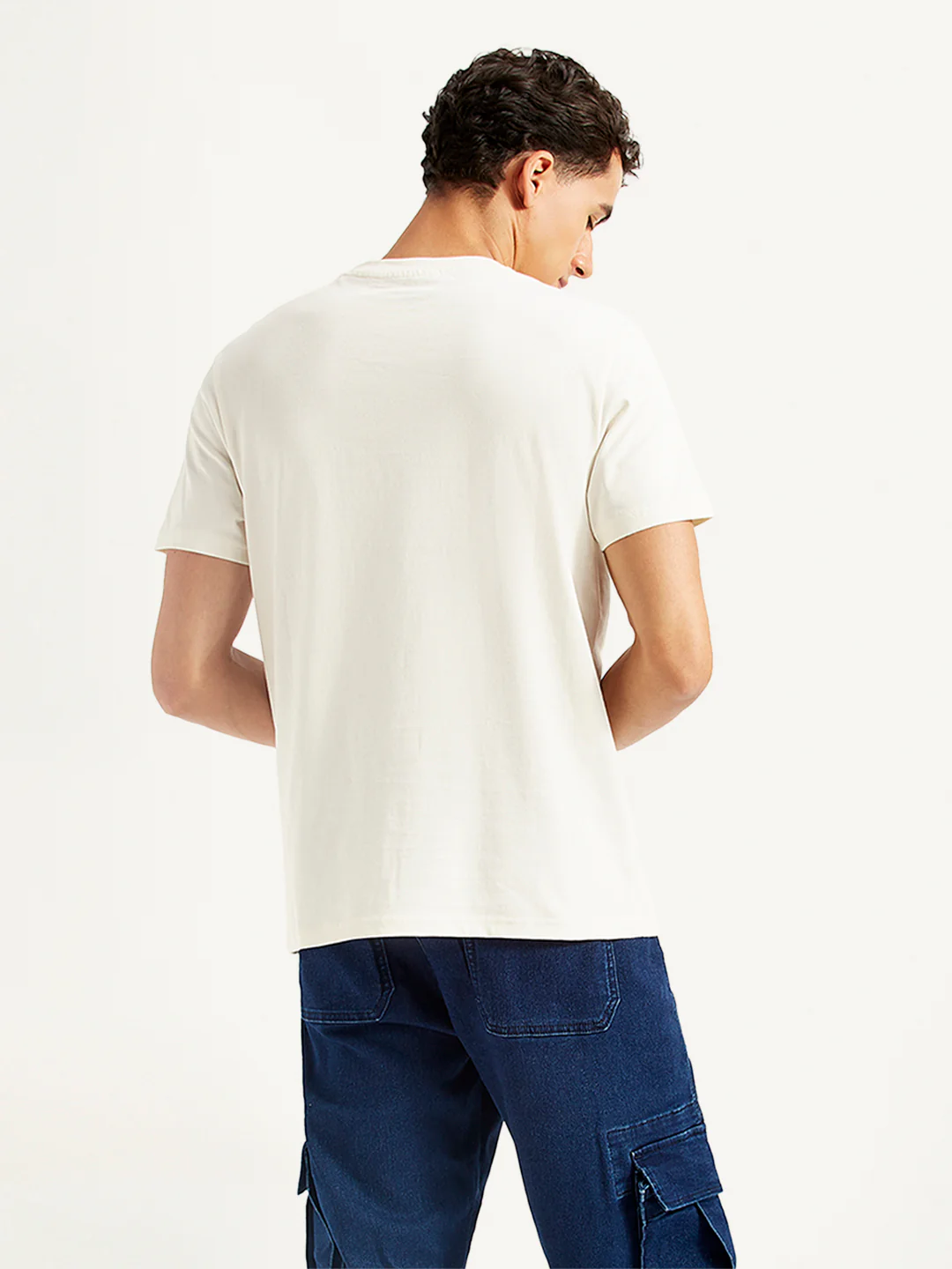 Men's Typographic Print Slim Fit T-shirt - Image 3