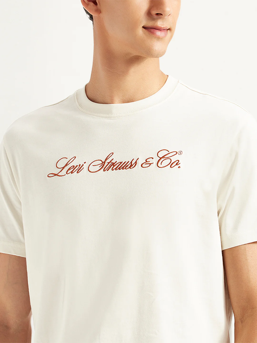 Men's Typographic Print Slim Fit T-shirt - Image 5