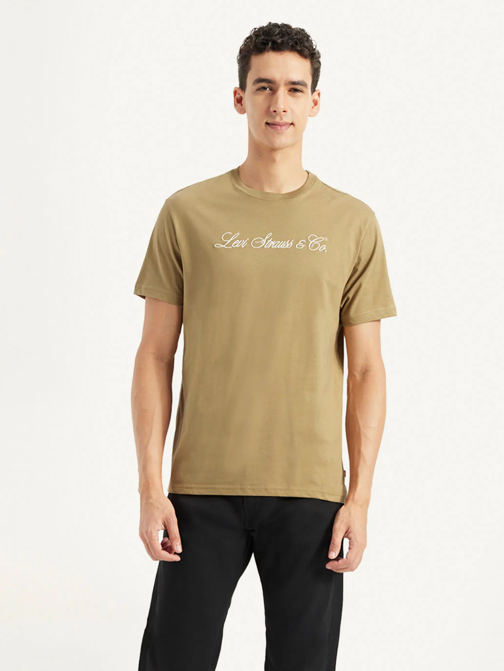 Men's Typographic Print Slim Fit T-shirt