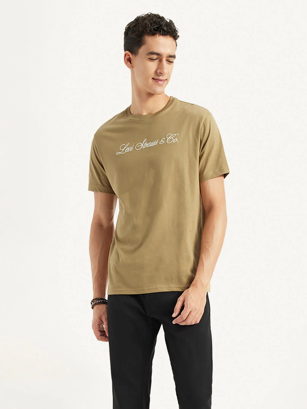 Men's Typographic Print Slim Fit T-shirt - Image 4