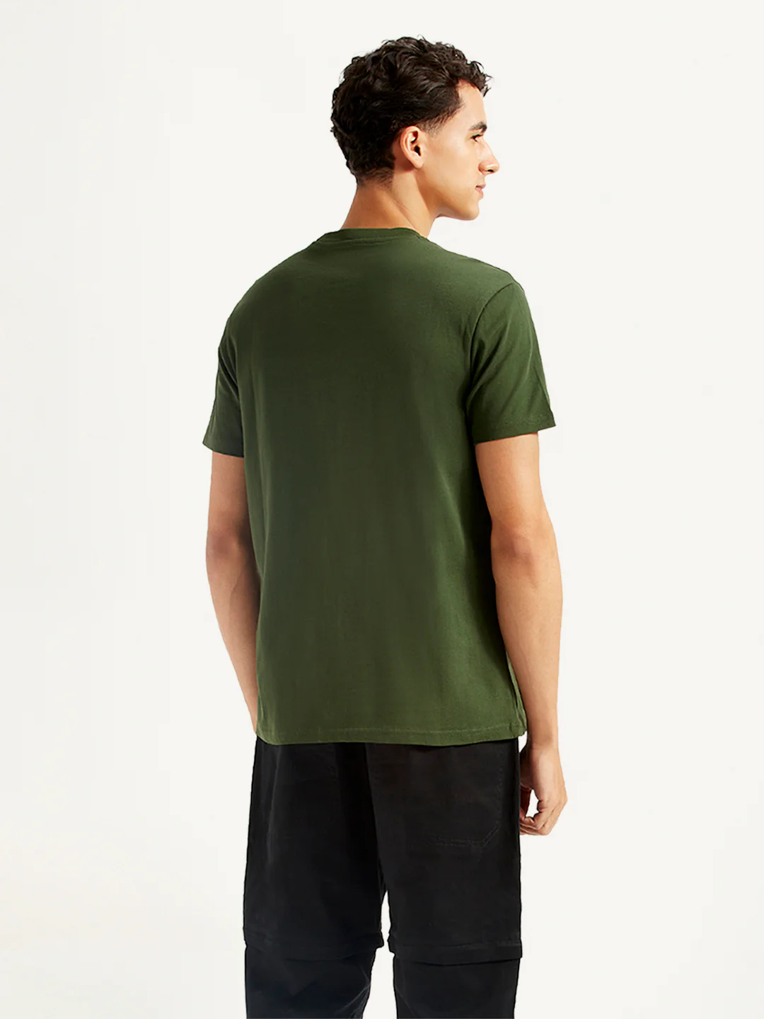 Men's Typographic Print Slim Fit T-shirt - Image 3