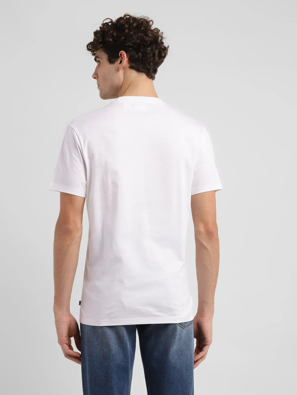 Men's Redloop Typographic Print Slim Fit T-shirt - Image 3