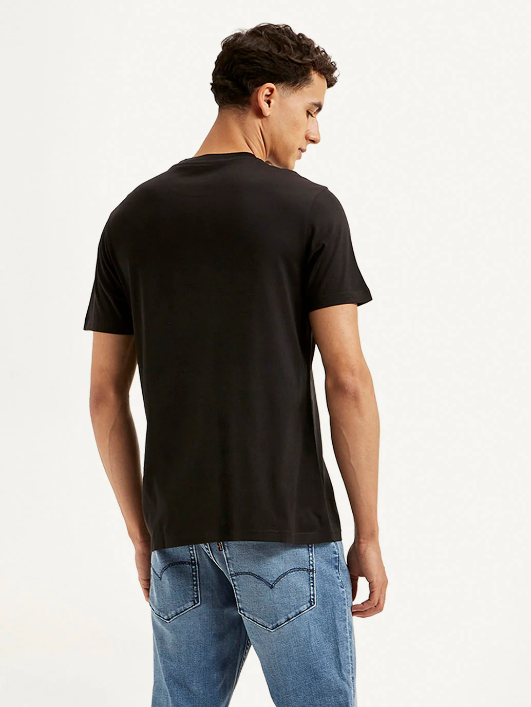 Men's Redloop Typographic Print Slim Fit T-shirt - Image 3