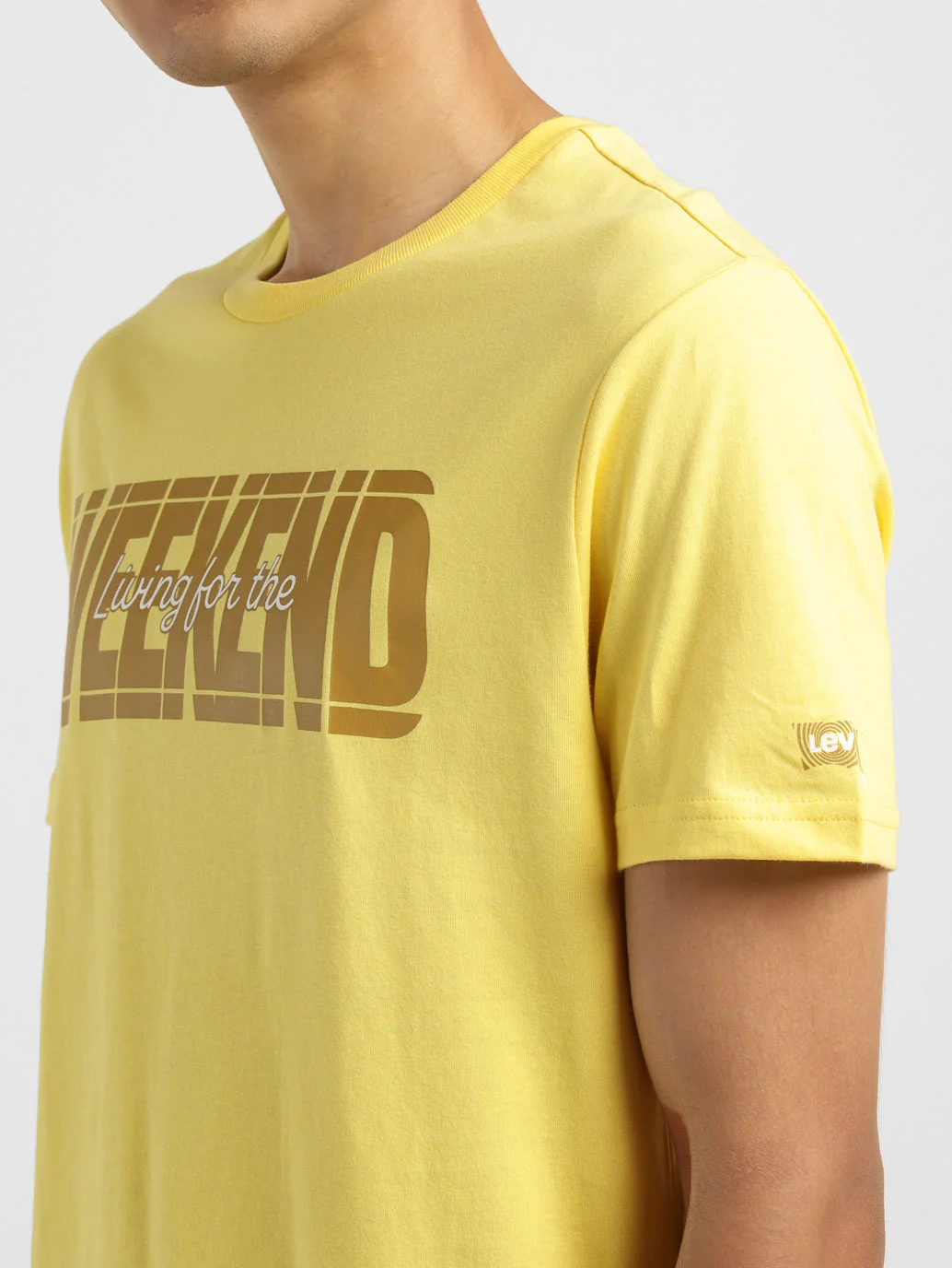 Men's Typography Crew Neck T-shirt - Image 5