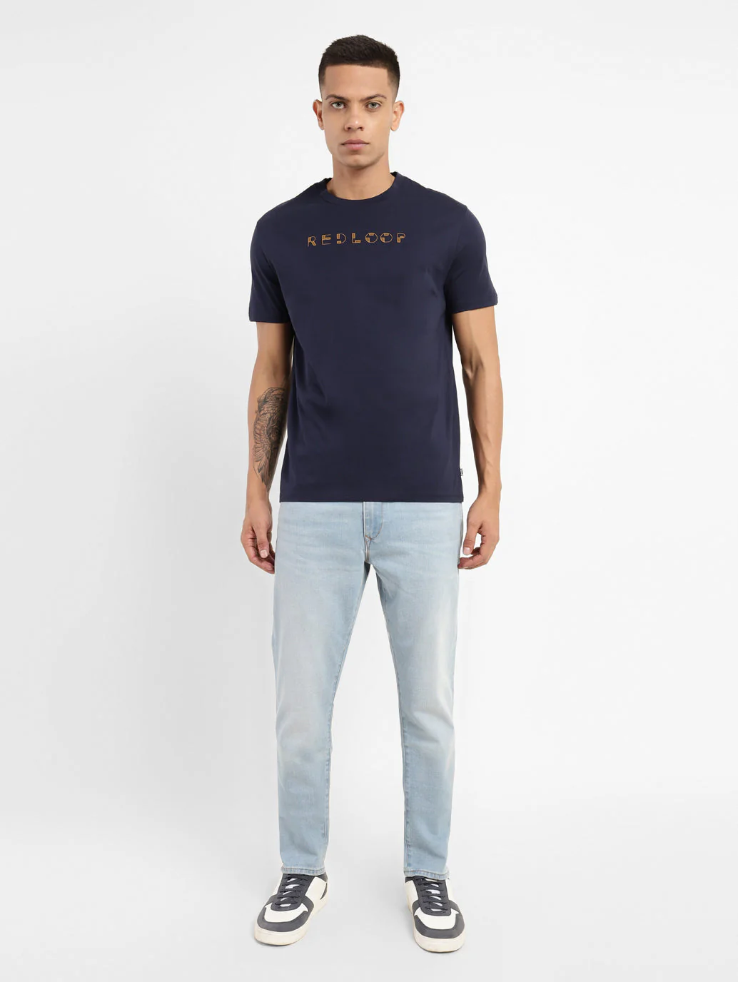 Men's Typography Crew Neck T-shirt - Image 6