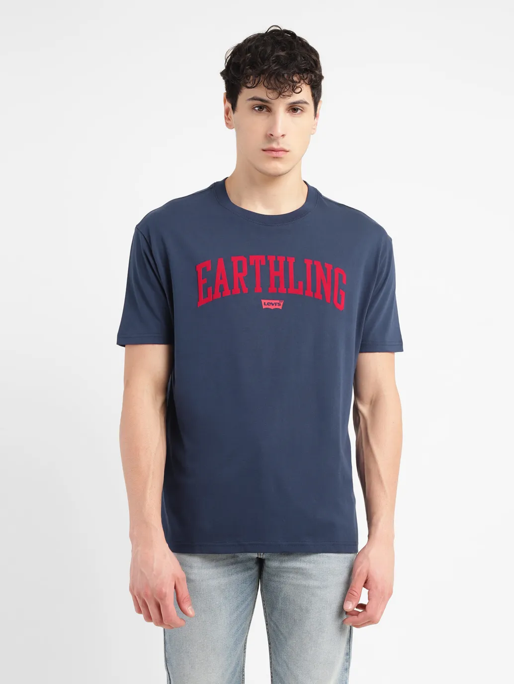 Men's Typography Crew Neck T-shirt - Image 2