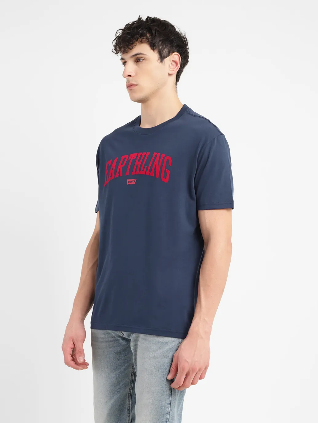 Men's Typography Crew Neck T-shirt - Image 4