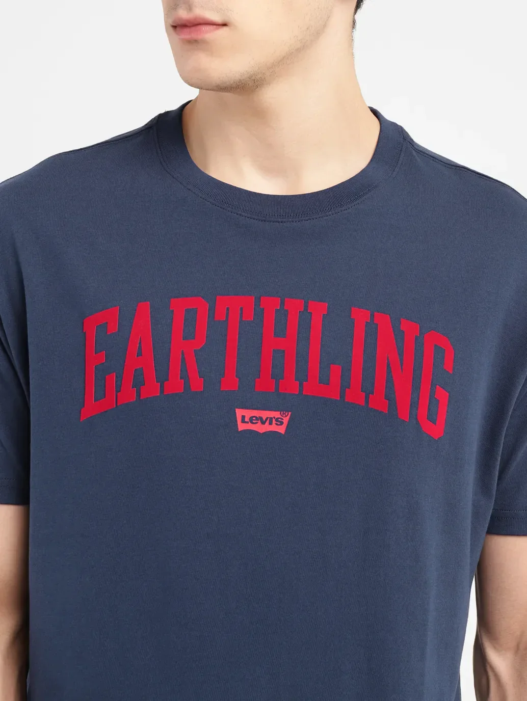 Men's Typography Crew Neck T-shirt - Image 5