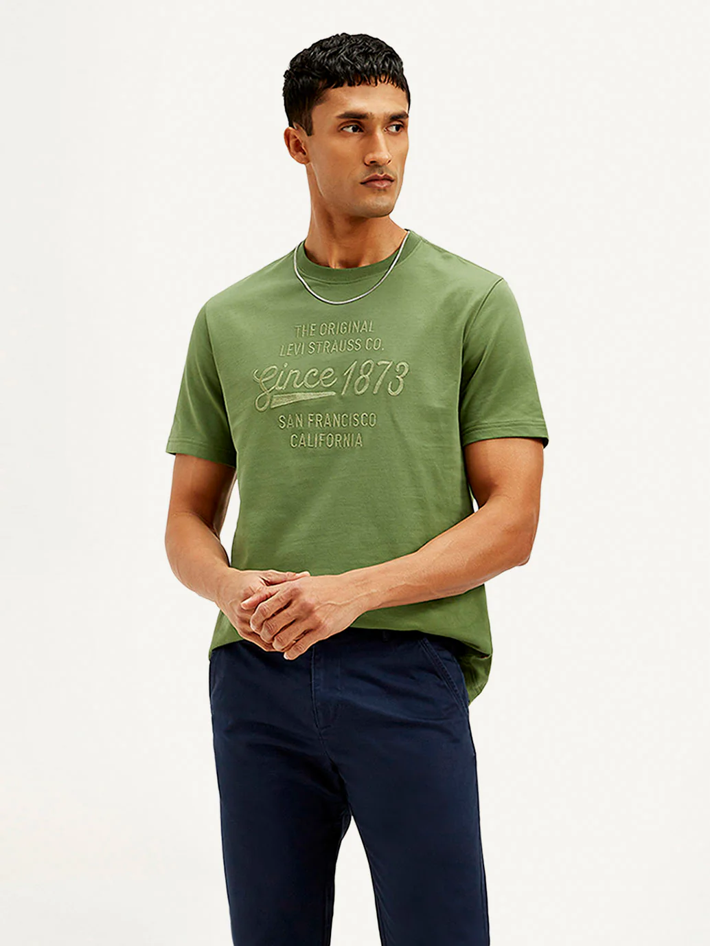 Men's Typography Crew Neck T-shirt