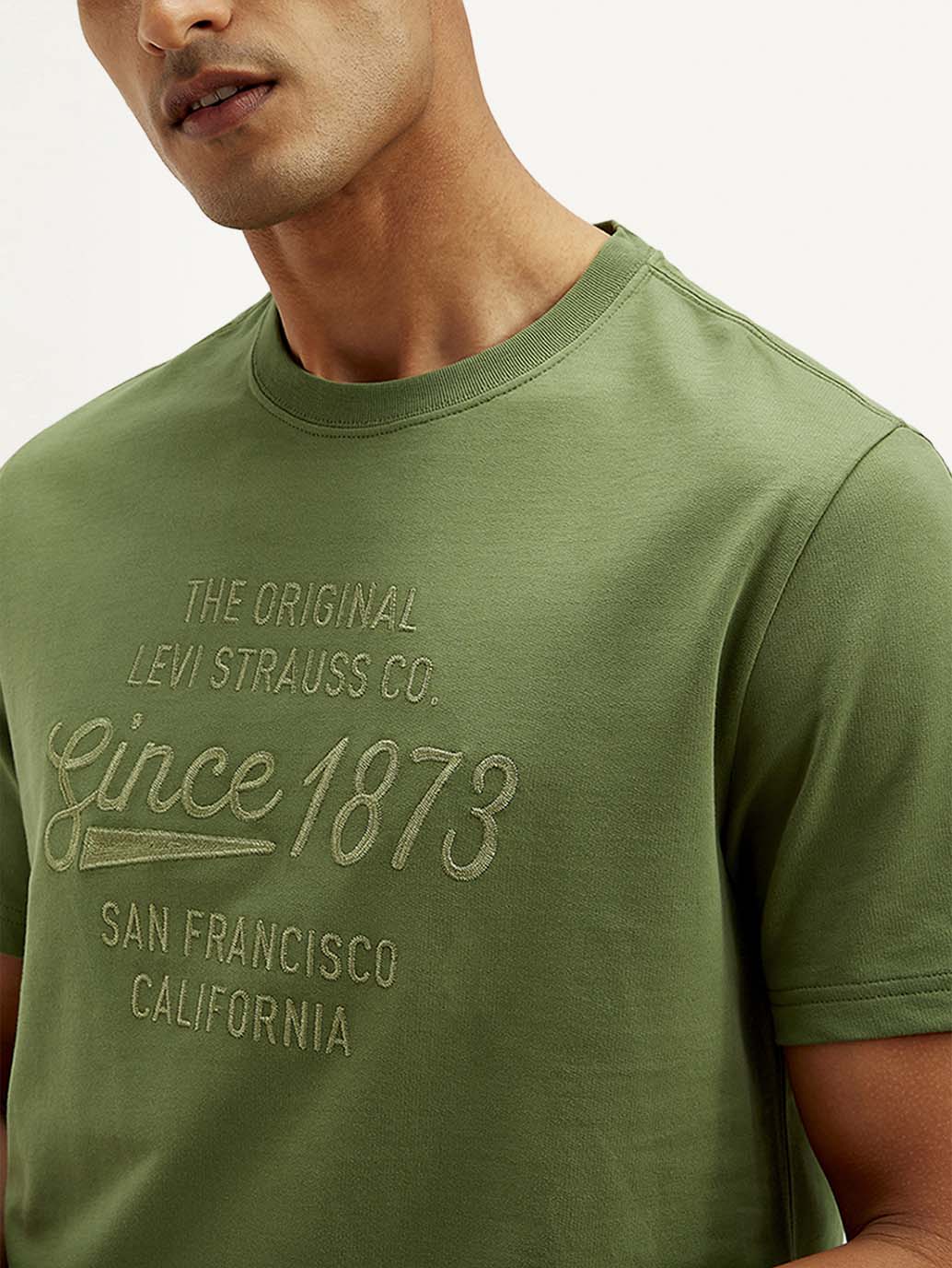 Men's Typography Crew Neck T-shirt - Image 4