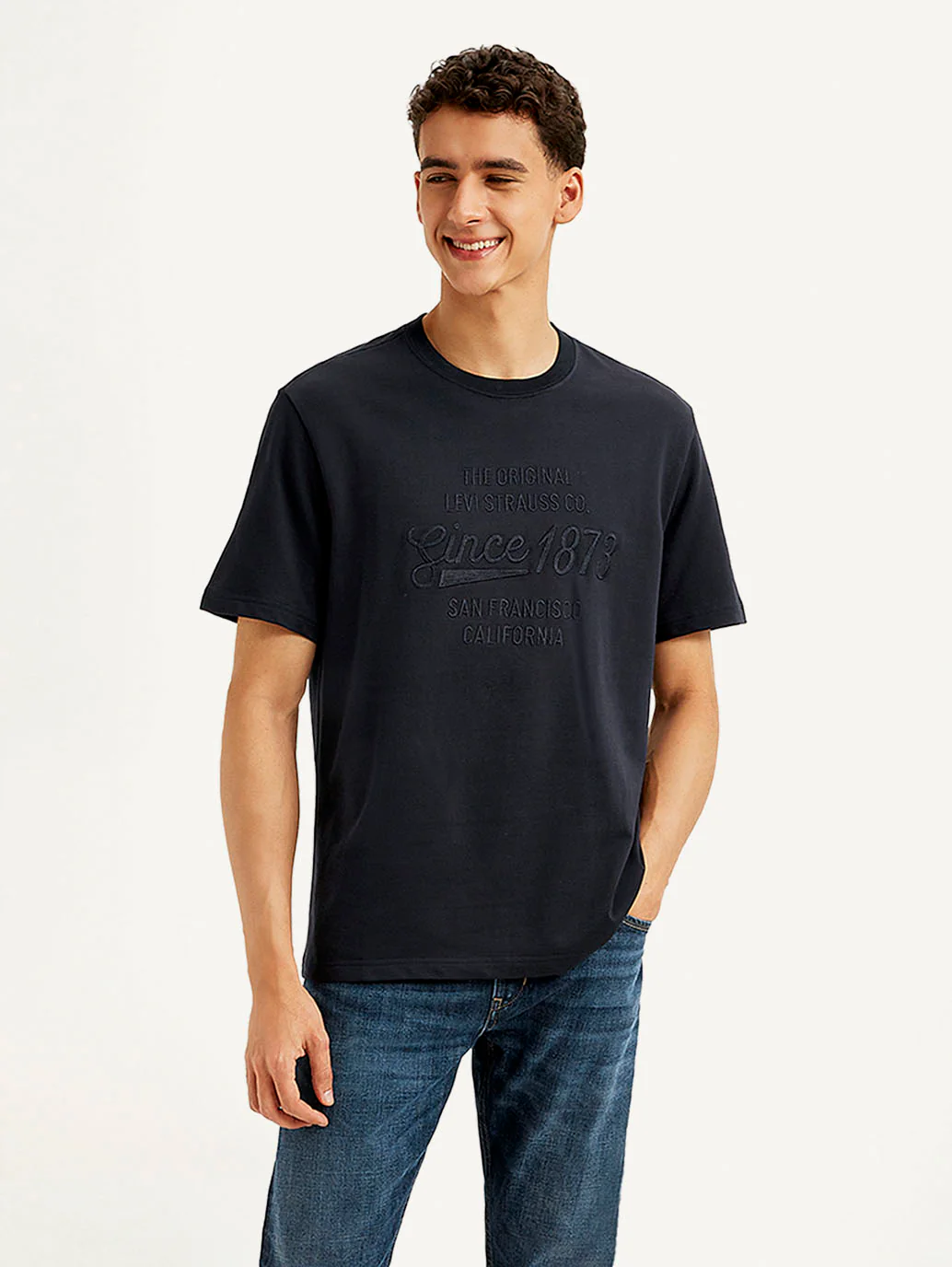 Men's Typography Crew Neck T-shirt