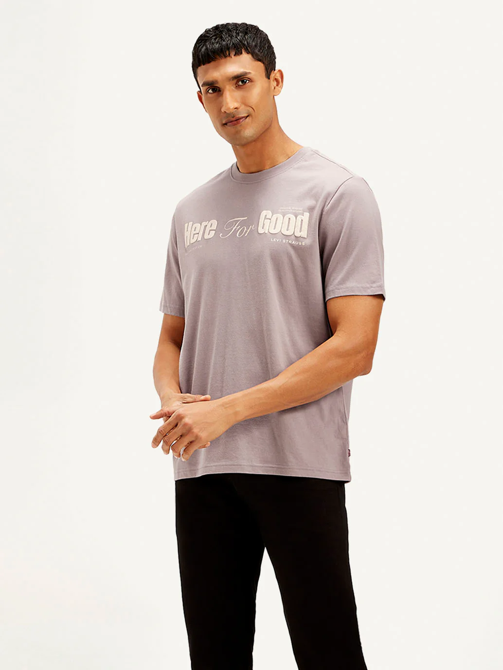Men's Typography Crew Neck T-shirt - Image 5