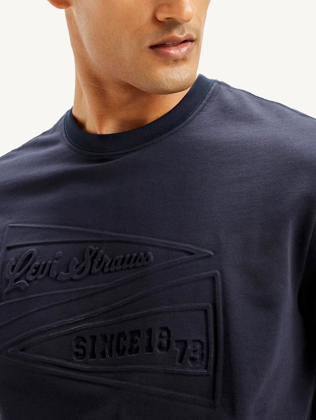 Men's Typography Crew Neck T-shirt - Image 4