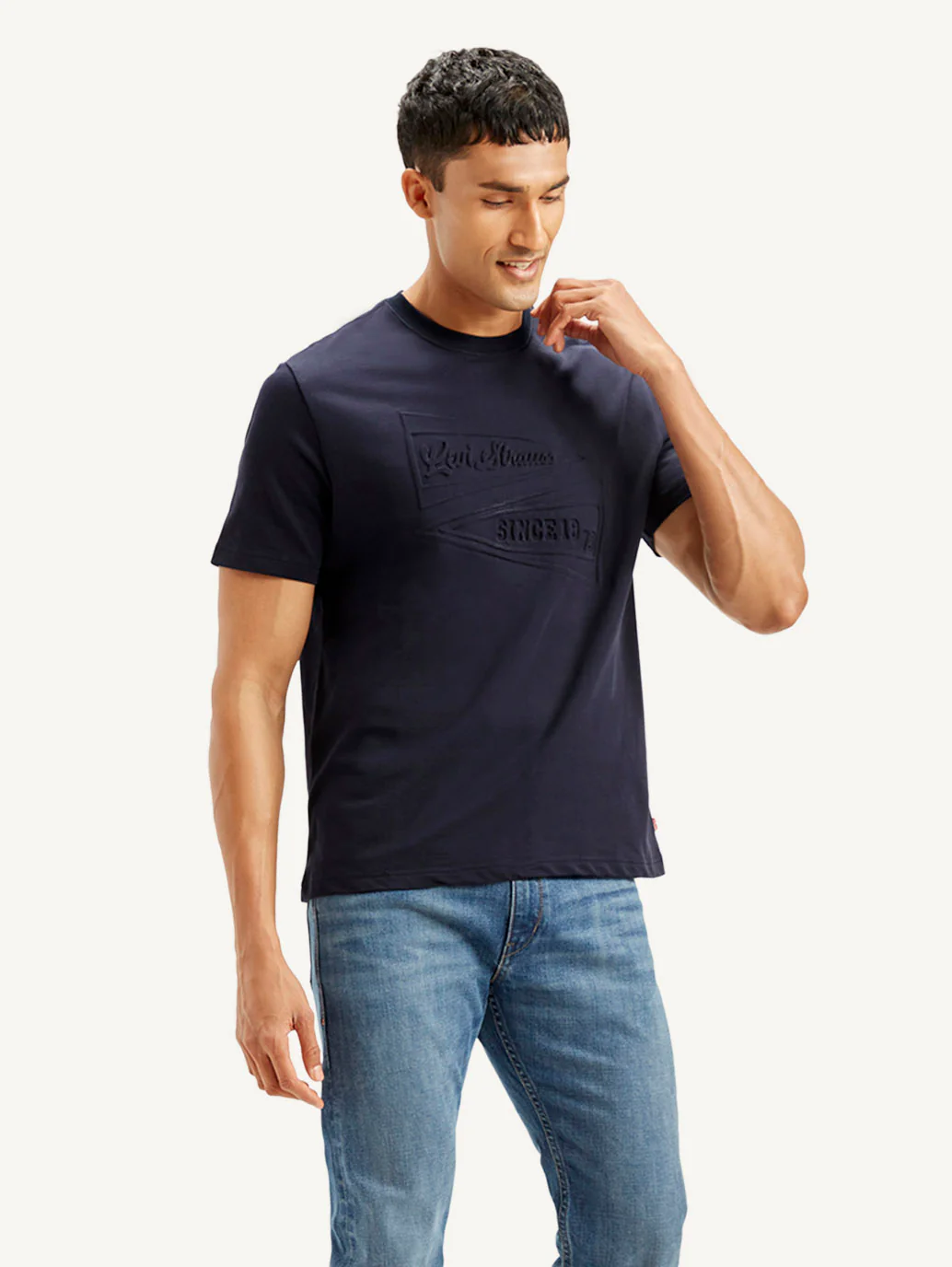 Men's Typography Crew Neck T-shirt - Image 5