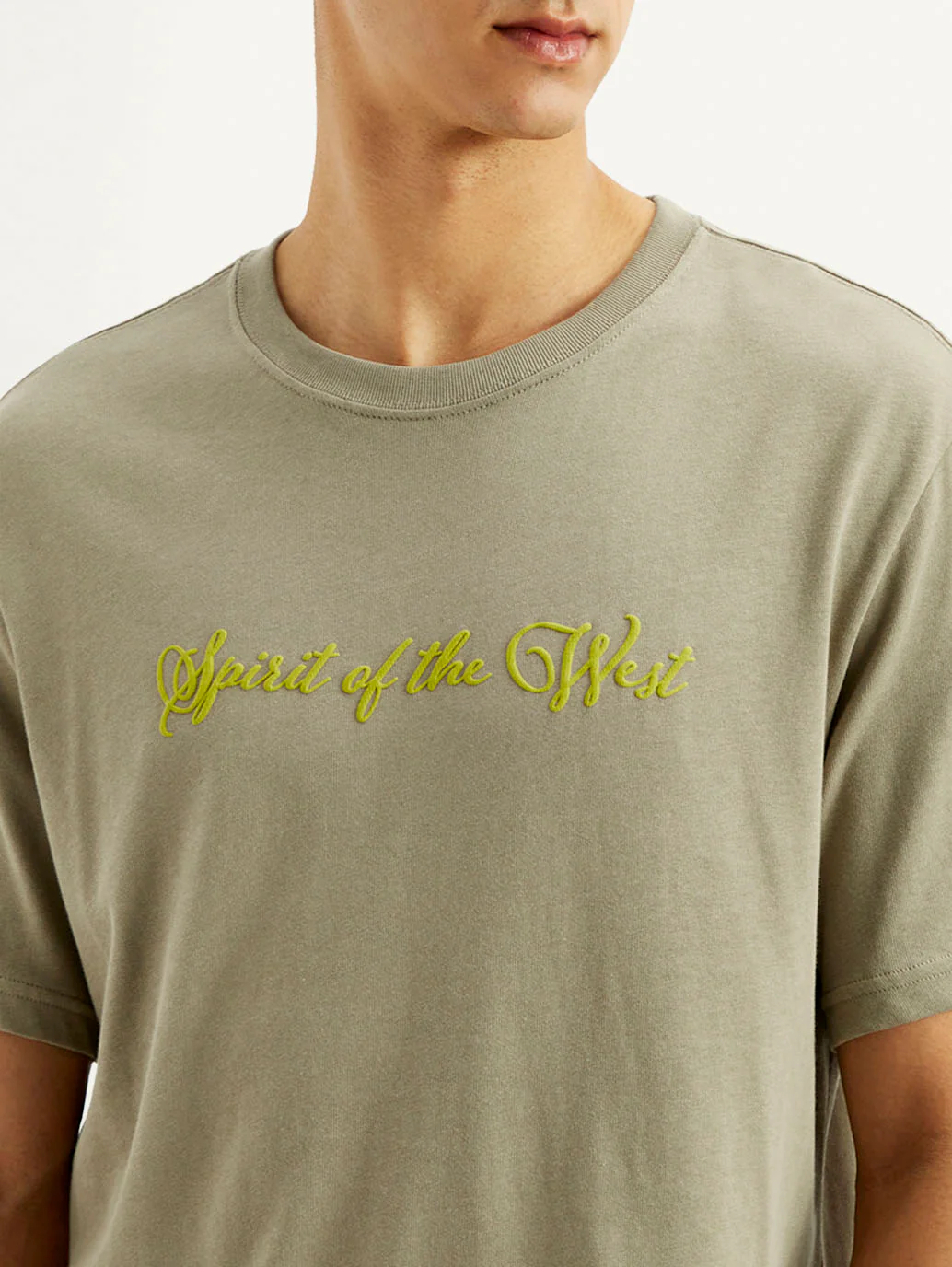 Men's Typography Crew Neck T-shirt - Image 4