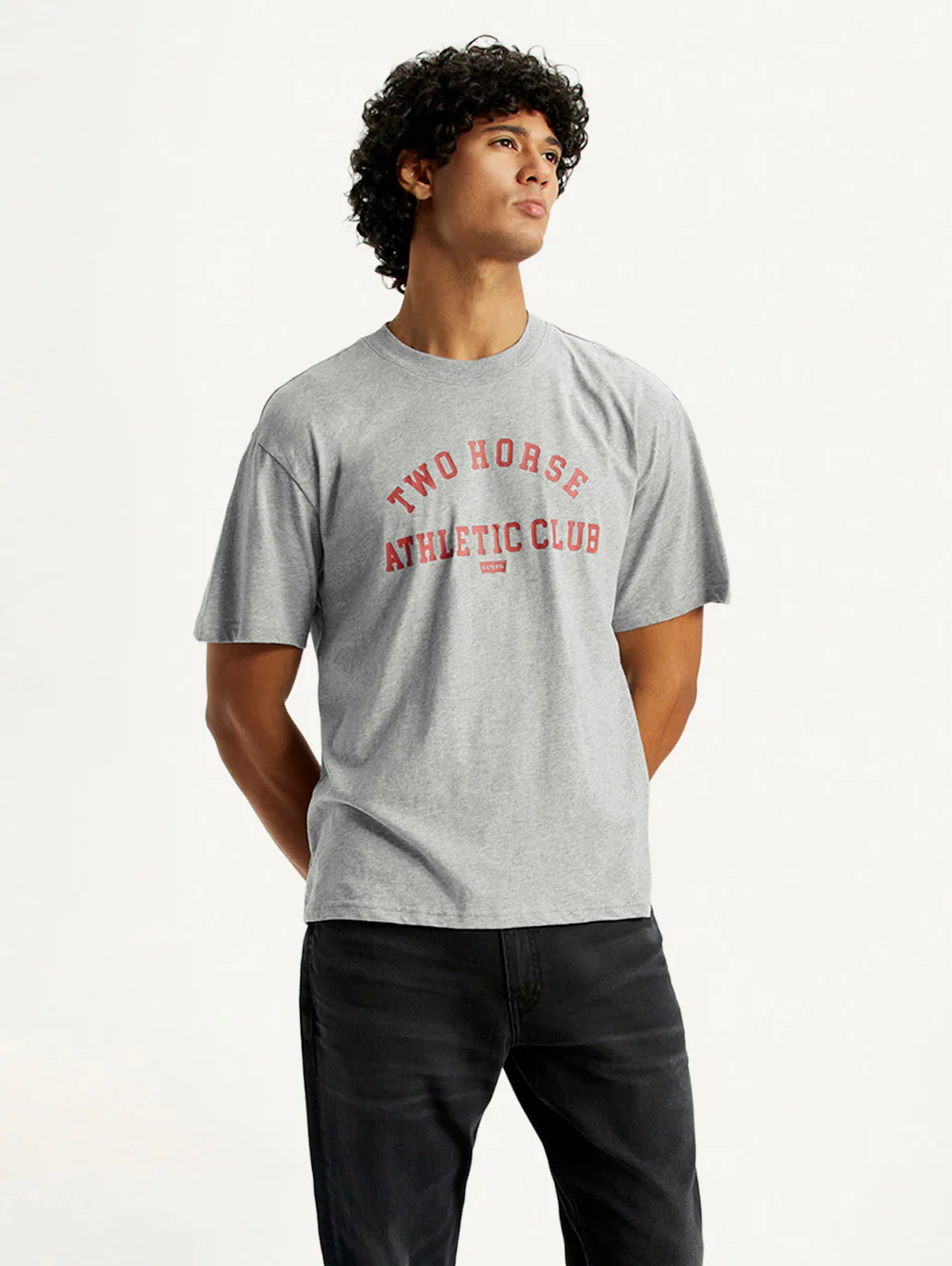 Men's Typography Loose Fit T-Shirt