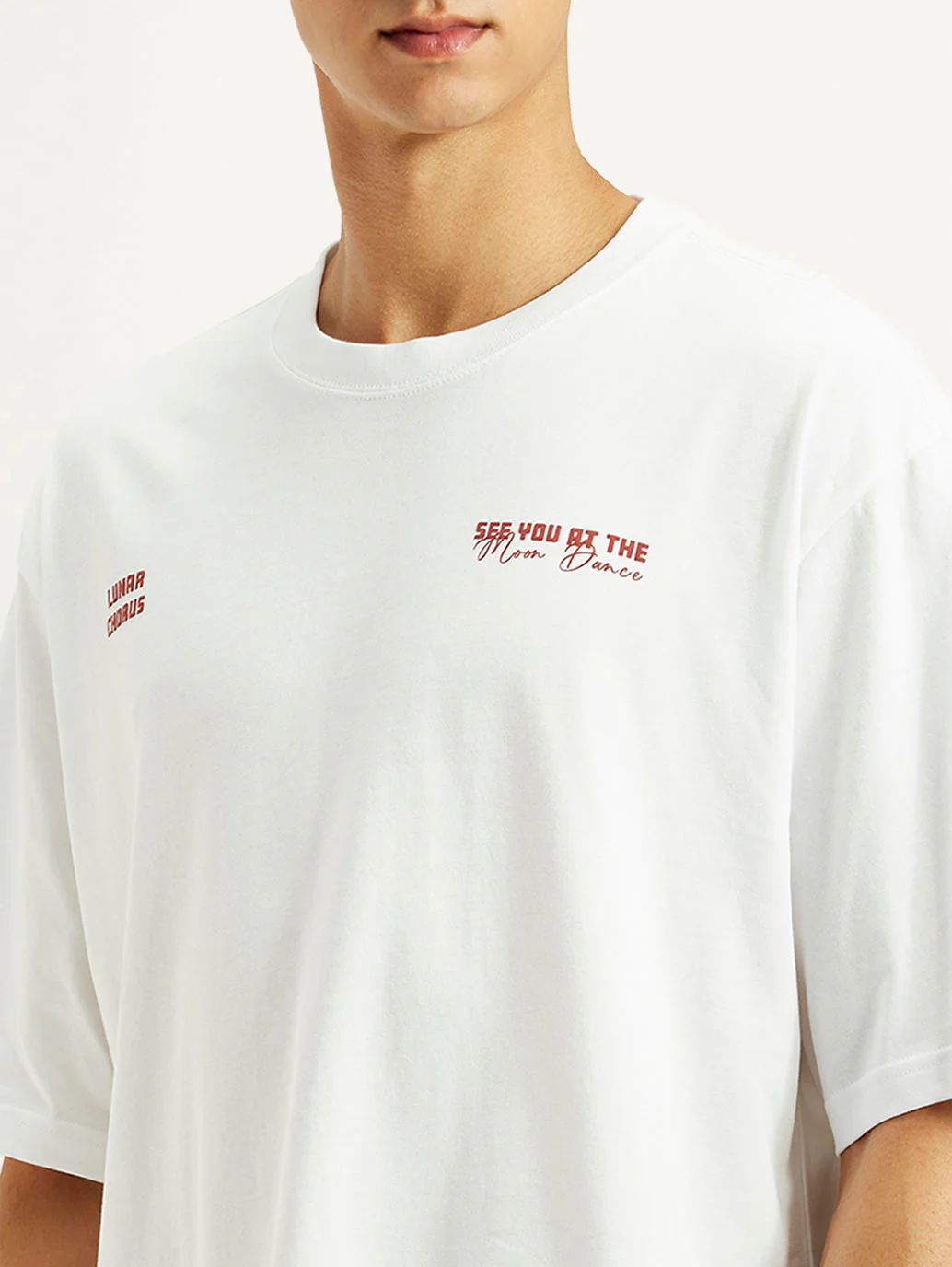 Men's Typography Loose Fit T-Shirt - Image 4