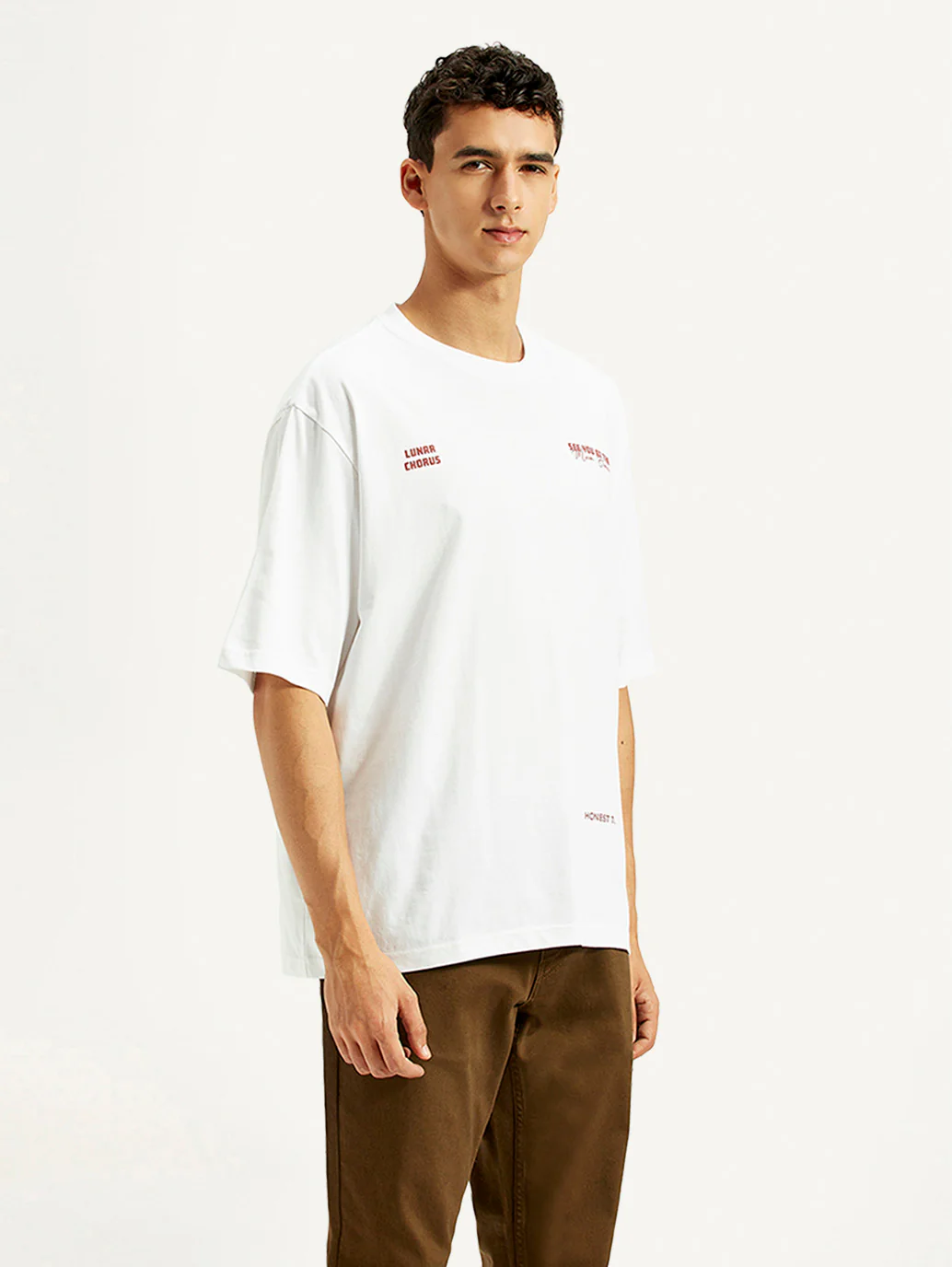 Men's Typography Loose Fit T-Shirt - Image 5