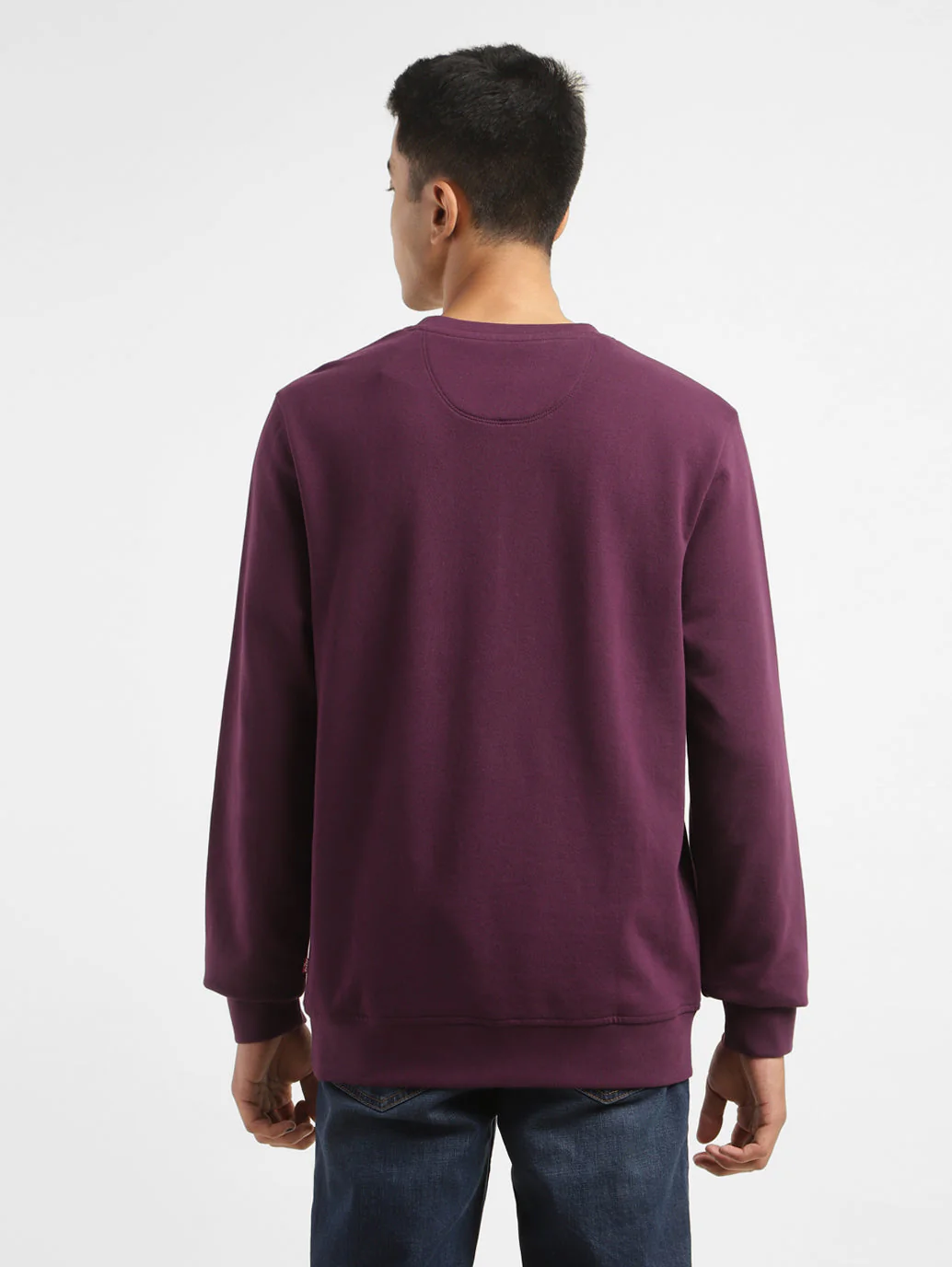 Men's Brand Logo Crew Neck Sweatshirt - Image 3