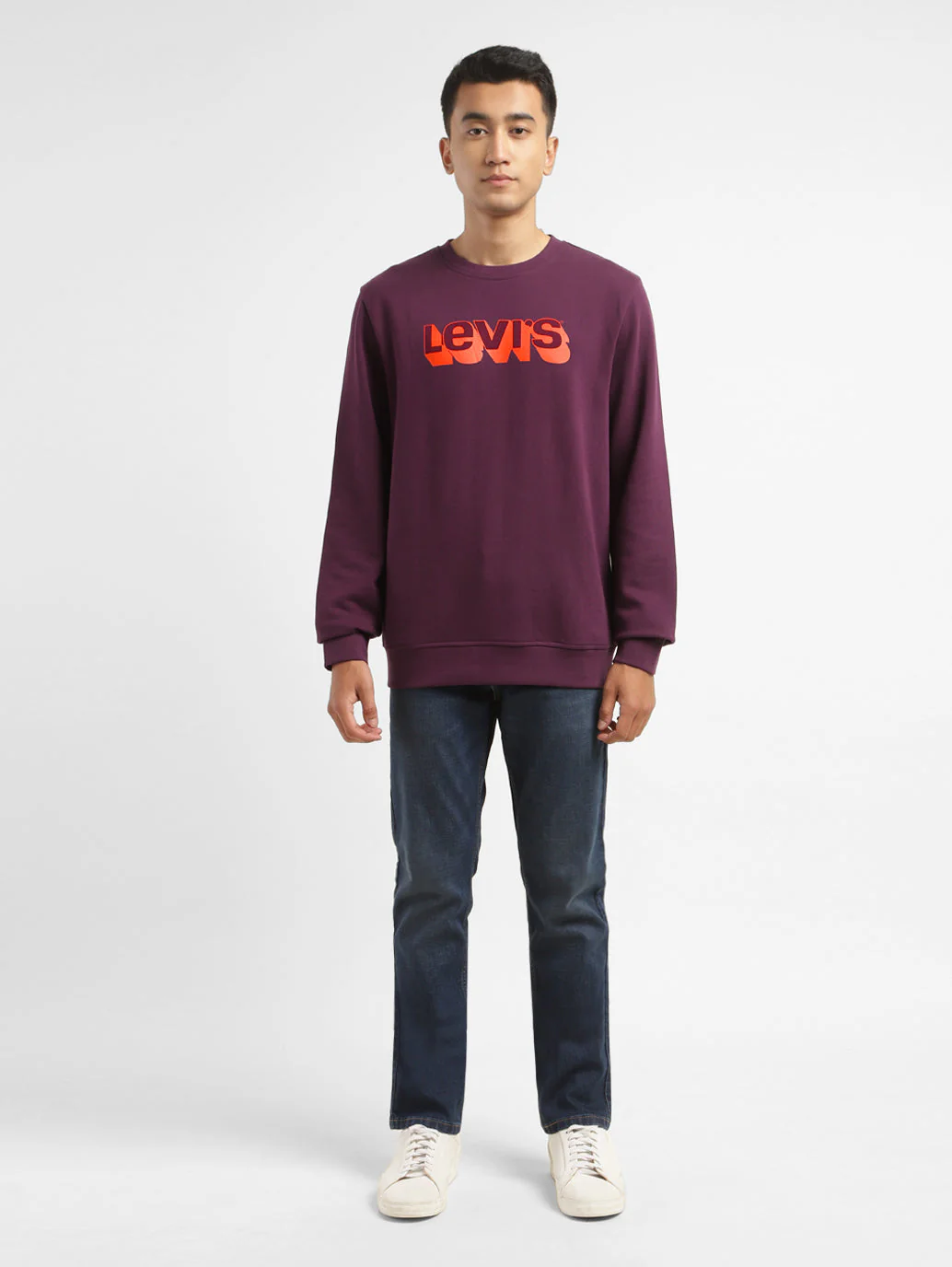 Men's Brand Logo Crew Neck Sweatshirt - Image 6