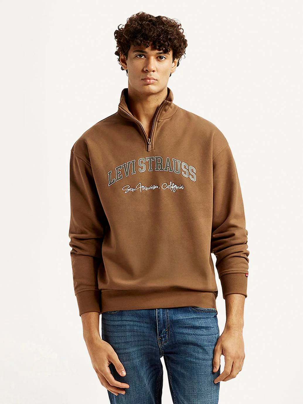 Men's Typography Regular Fit Sweatshirt