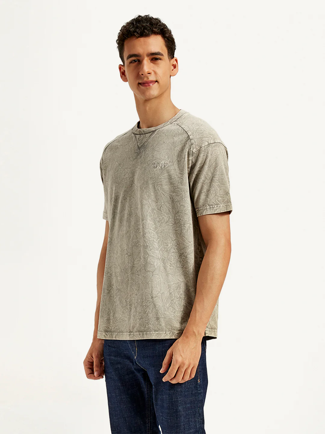 Men's Dyed Crew Neck T-Shirt - Image 4