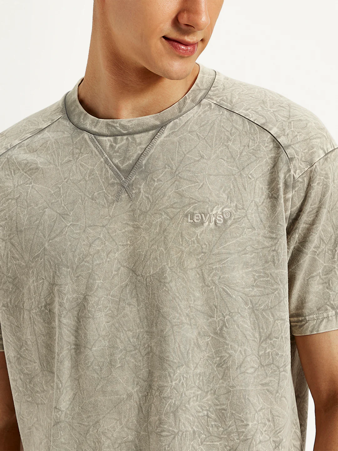 Men's Dyed Crew Neck T-Shirt - Image 5