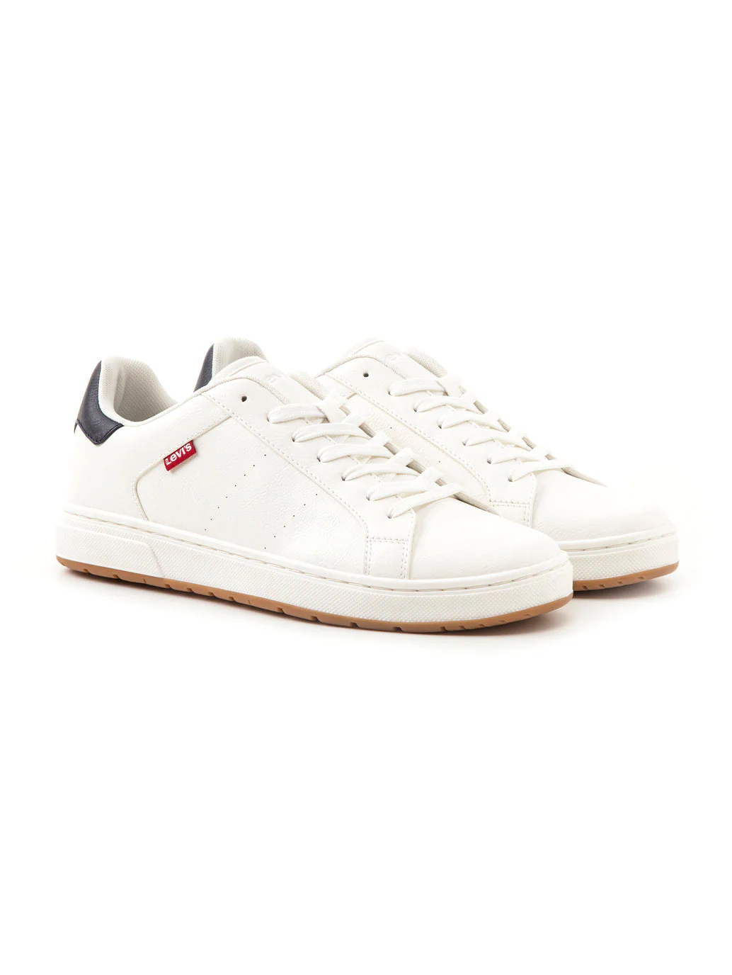 Men's White Colorblock Shoes - Image 2