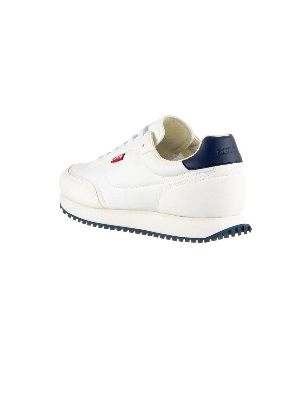 Men's White Colorblock Shoes - Image 3
