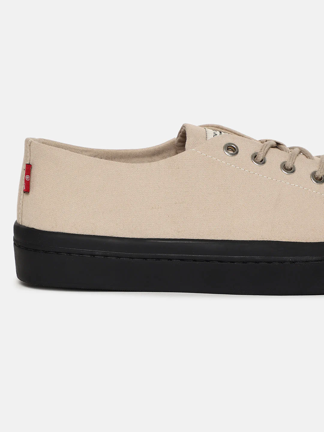 Men's White Solid Shoes - Image 2