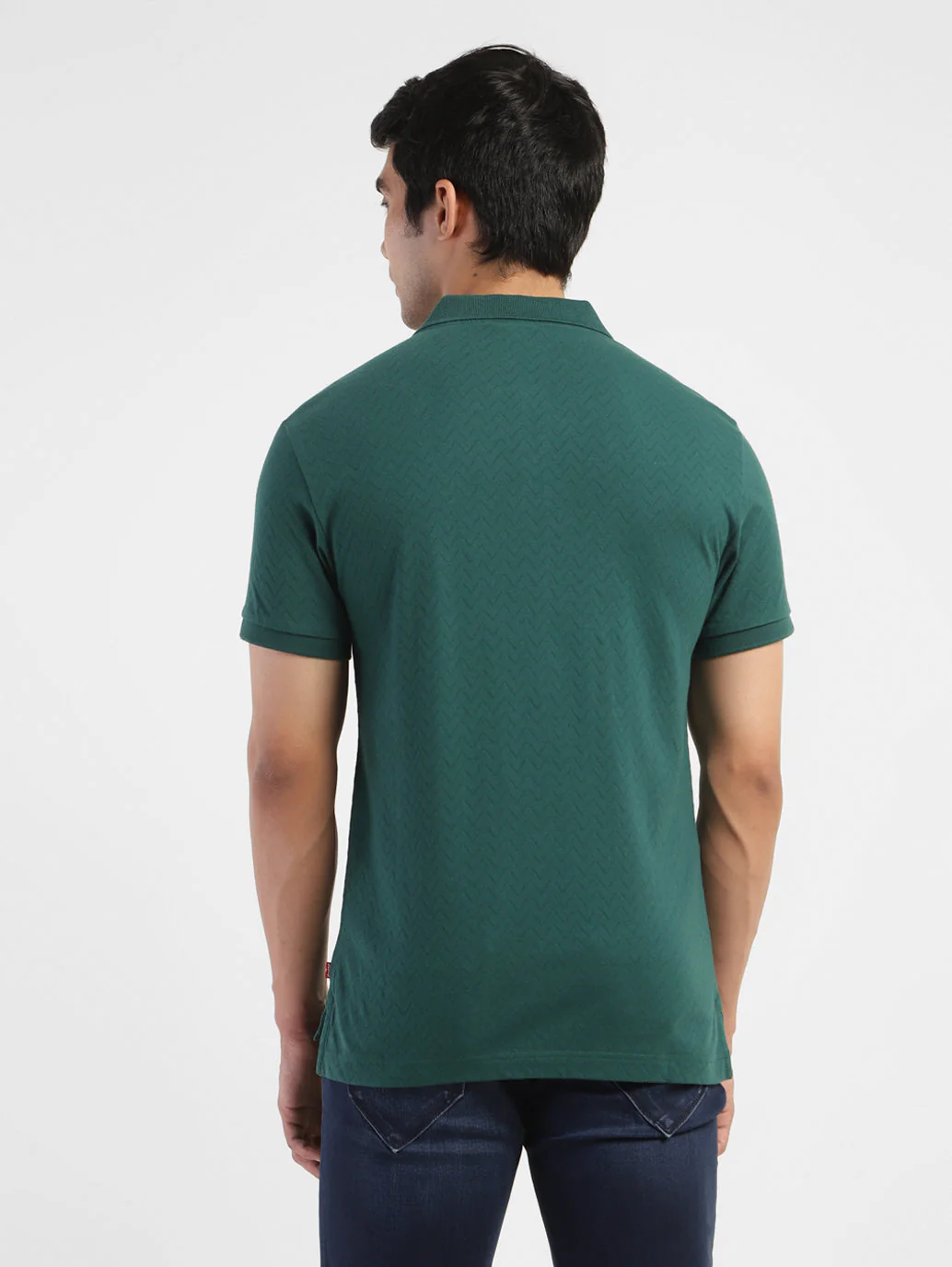 Men's Chevron Polo T-shirt - Image 3