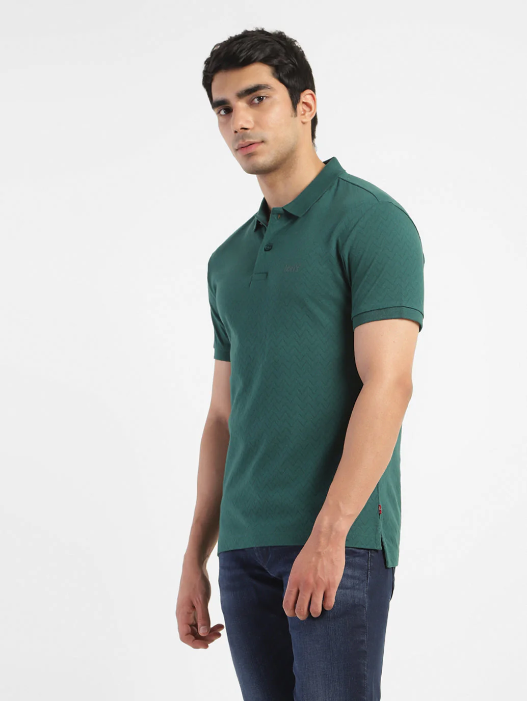 Men's Chevron Polo T-shirt - Image 4