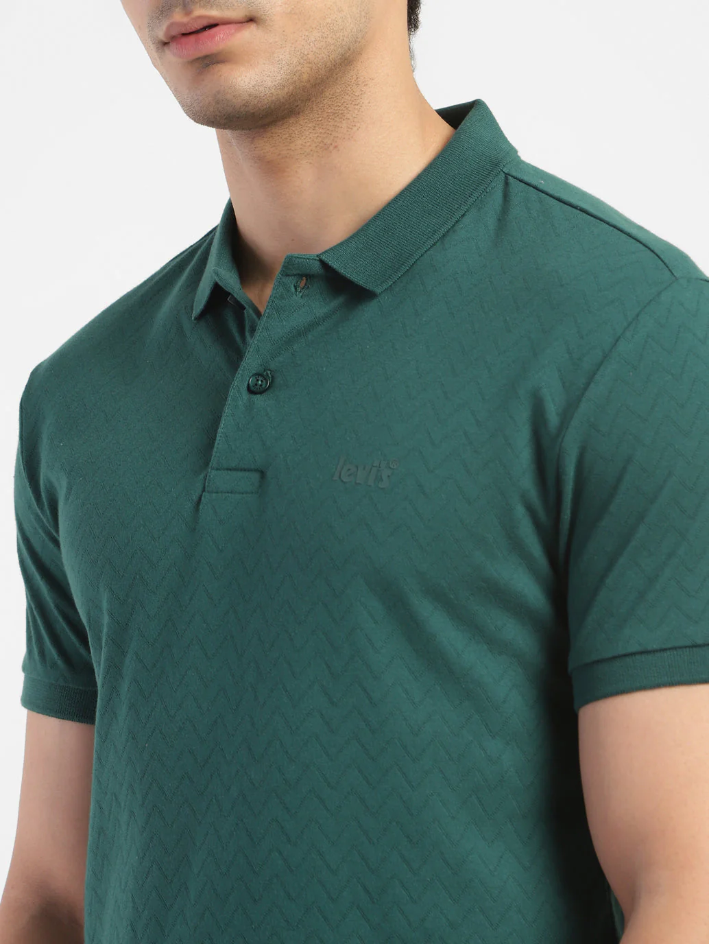 Men's Chevron Polo T-shirt - Image 6