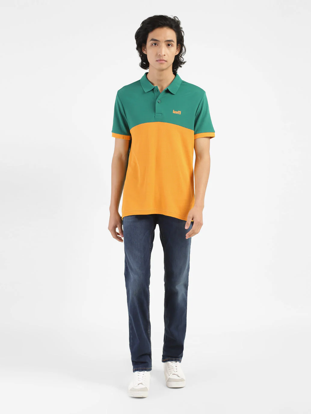 Men's Yellow Polo Collar T-Shirt - Image 5