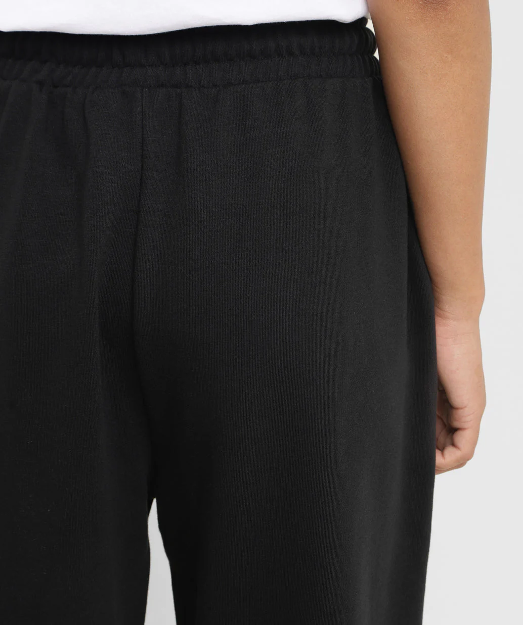 Women's Mid Rise Black Regular Fit Joggers - Image 6