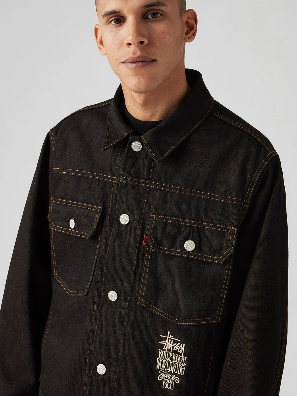 Stüssy & Levi’s® Crispy Rinse Trucker Jacket - Image 4